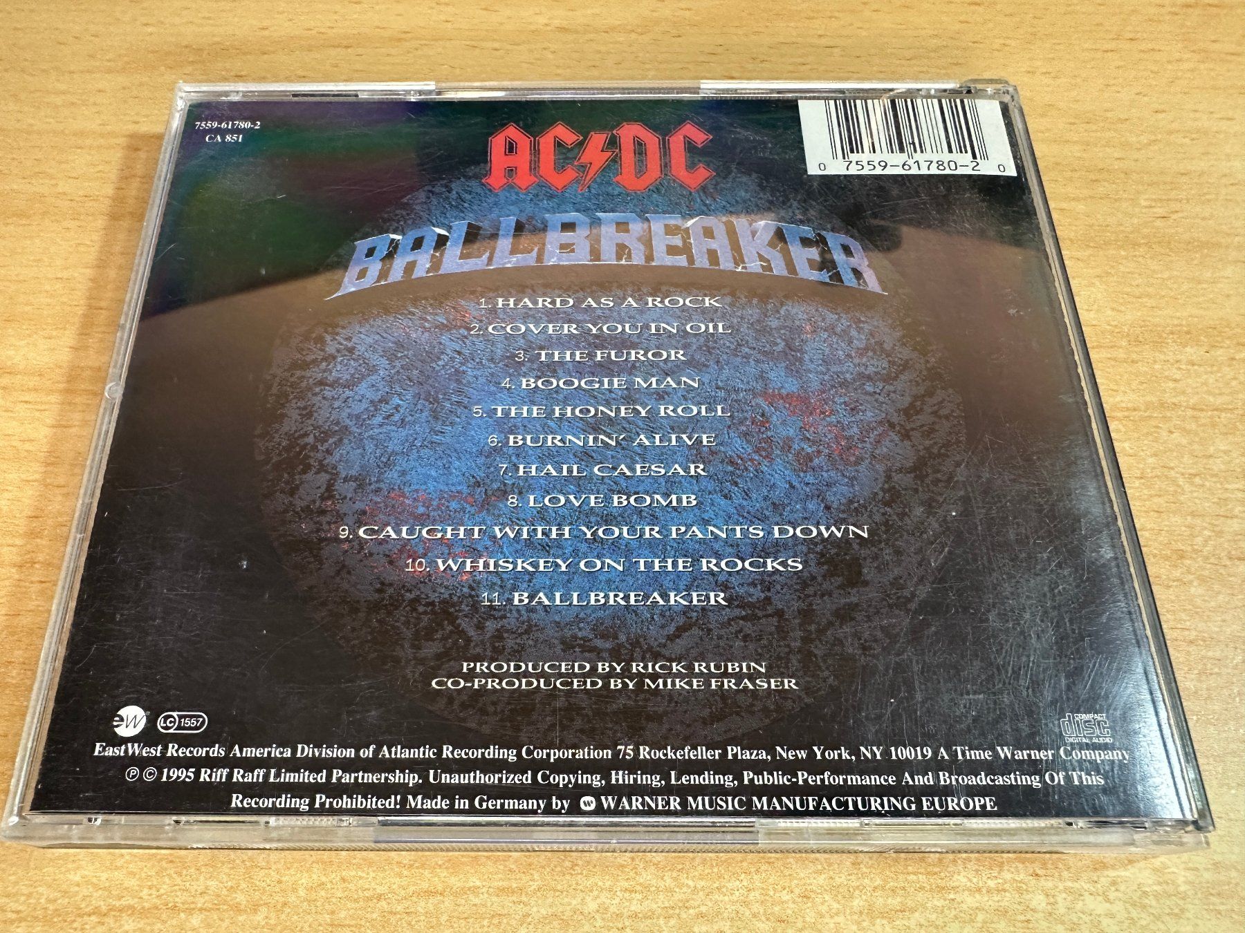 CD: N8 AC/DC – Ballbreaker – Usato da Rikon im Tösstal venduto da Alpenmutz 1