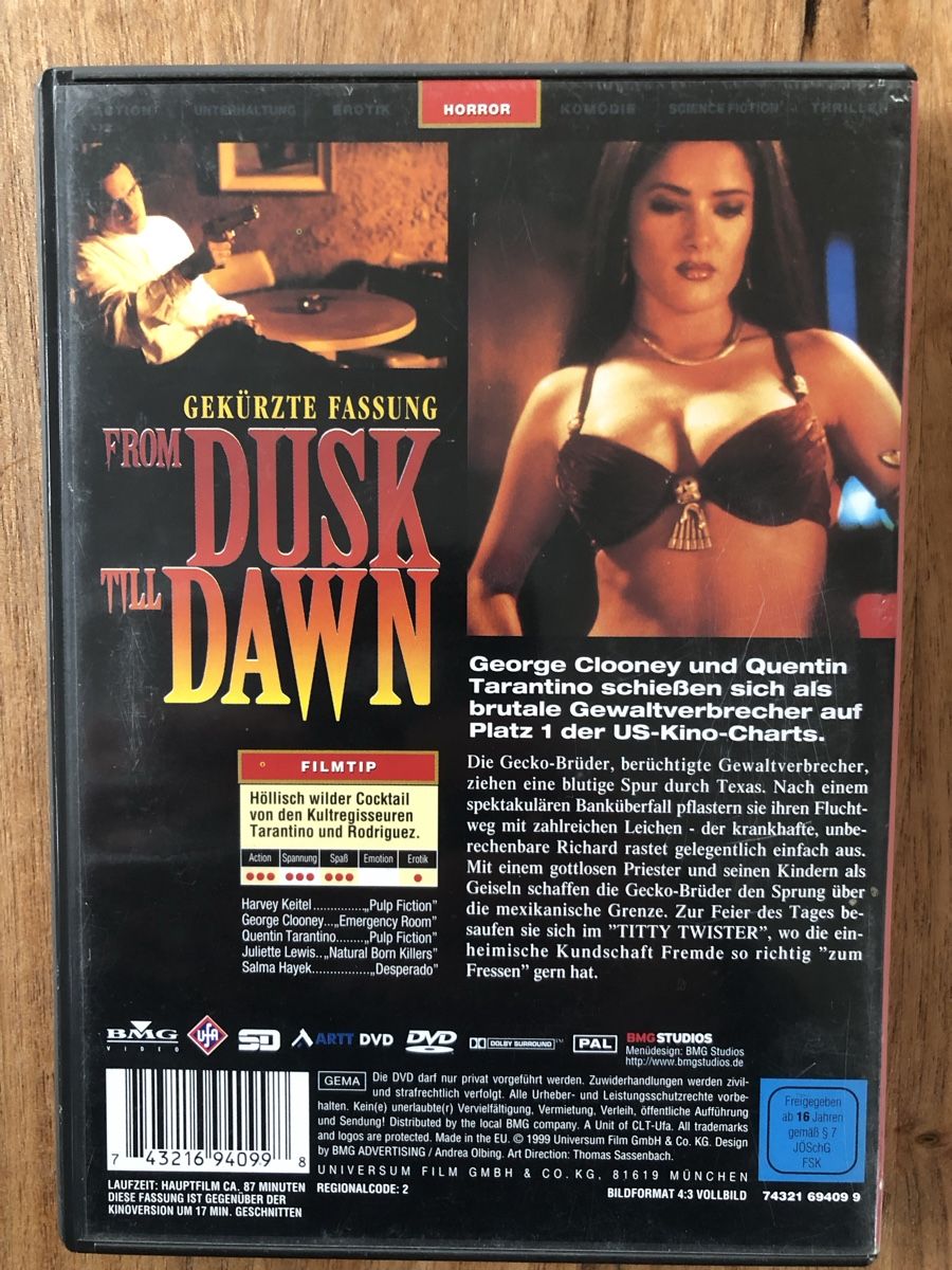 Tutti i DVDs: DVD From Dusk till Dawn – Usato da Belp venduto da brb66 1