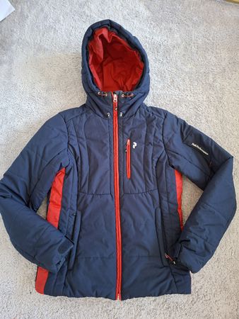 Veste femme Peak Performance bleu rouge taille L