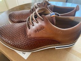Herren-Lederschuhe Fretz  braun Grösse 43