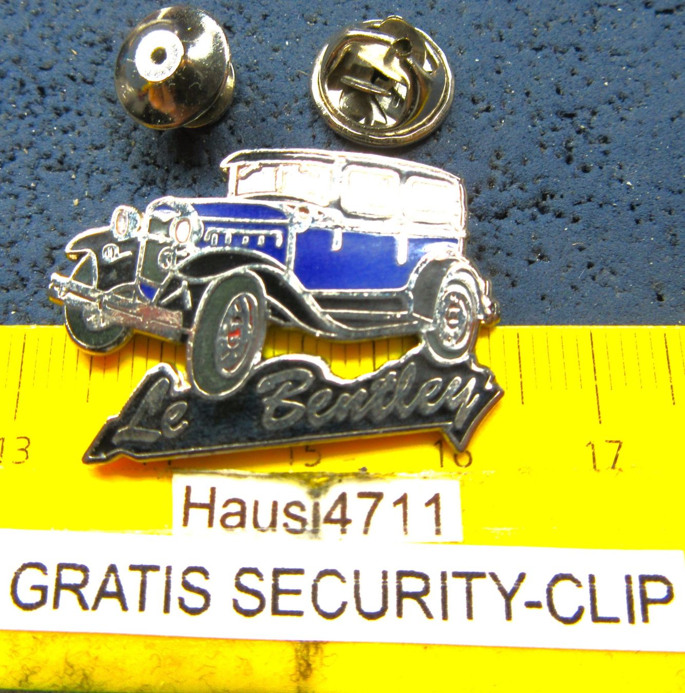 Bentley Placchette & Badge: BENTLEY AUTO CLASSIC-CAR OLDTIMER PIN ENAMEL SILBRIG – Usato da Ettingen venduto da Hausi4711