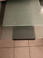 Ausziehbarer Glasesstisch 125/90 cm (225/90 cm) H: 74 cm,