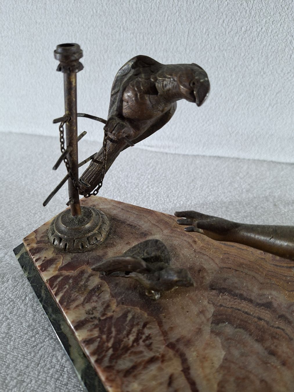 Skulpturen & Statuen: Art Deco Bronze auf Marmorsockel – Gebraucht aus Grindelwald von carro5 5