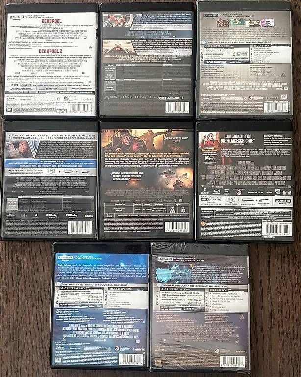 Tutti i DVDs: 13x4K/UHD Filme Sammlung – Usato da Winterthur venduto da Geilotime 2