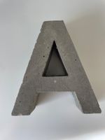 Betonbuchstabe A