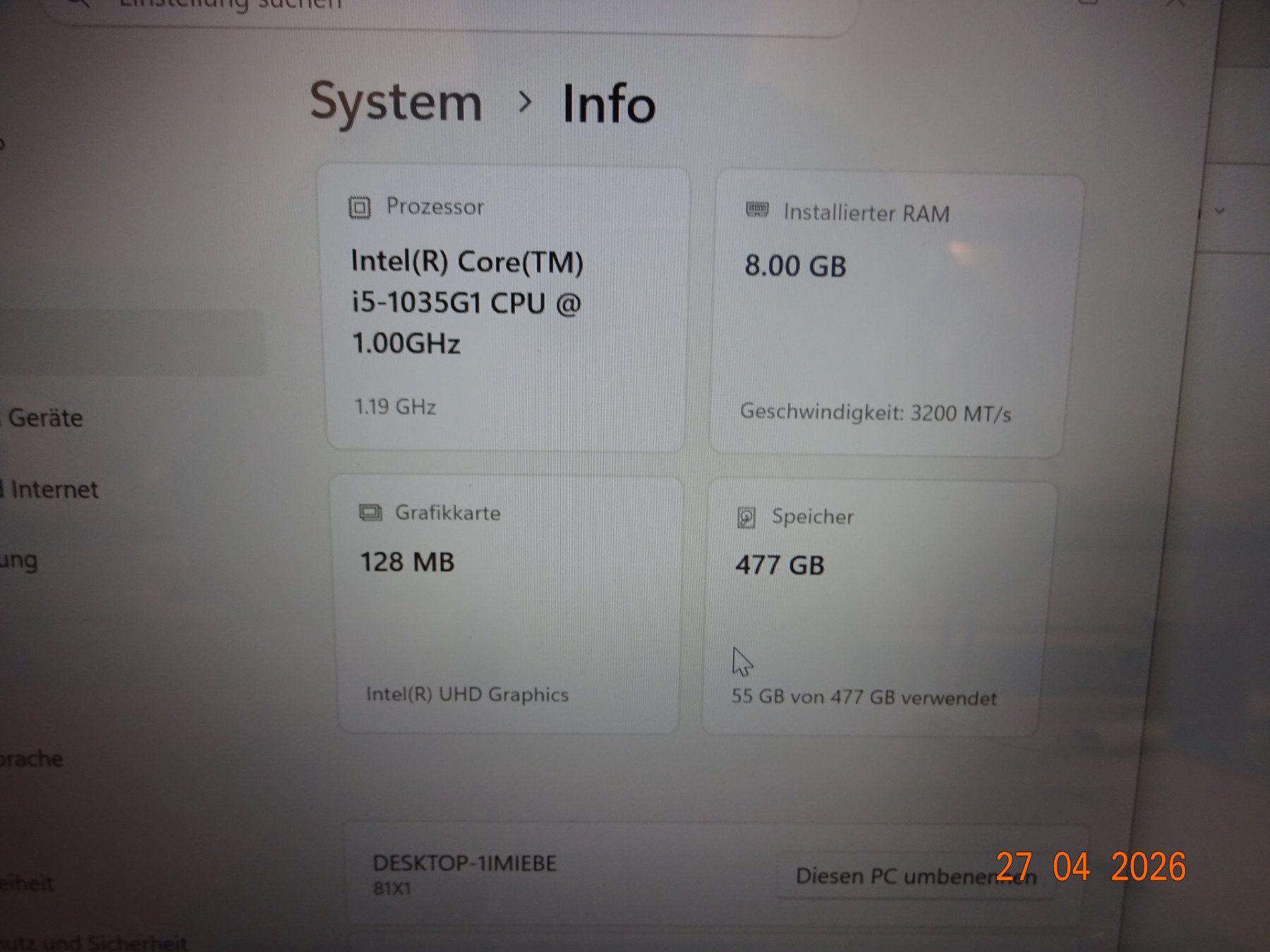 Lenovo Notebook: Lenovo IdeaPad Flex 5  14IIL05 – Usato da Winterthur venduto da Starrite 6