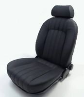 Neue Universalsitze Leder schwarz, Fiat Spider 124