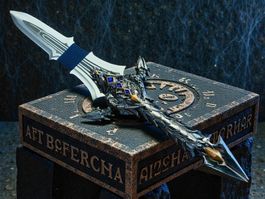 World of Warcraft Frostmourne Artha Schwert Stahl 110cm