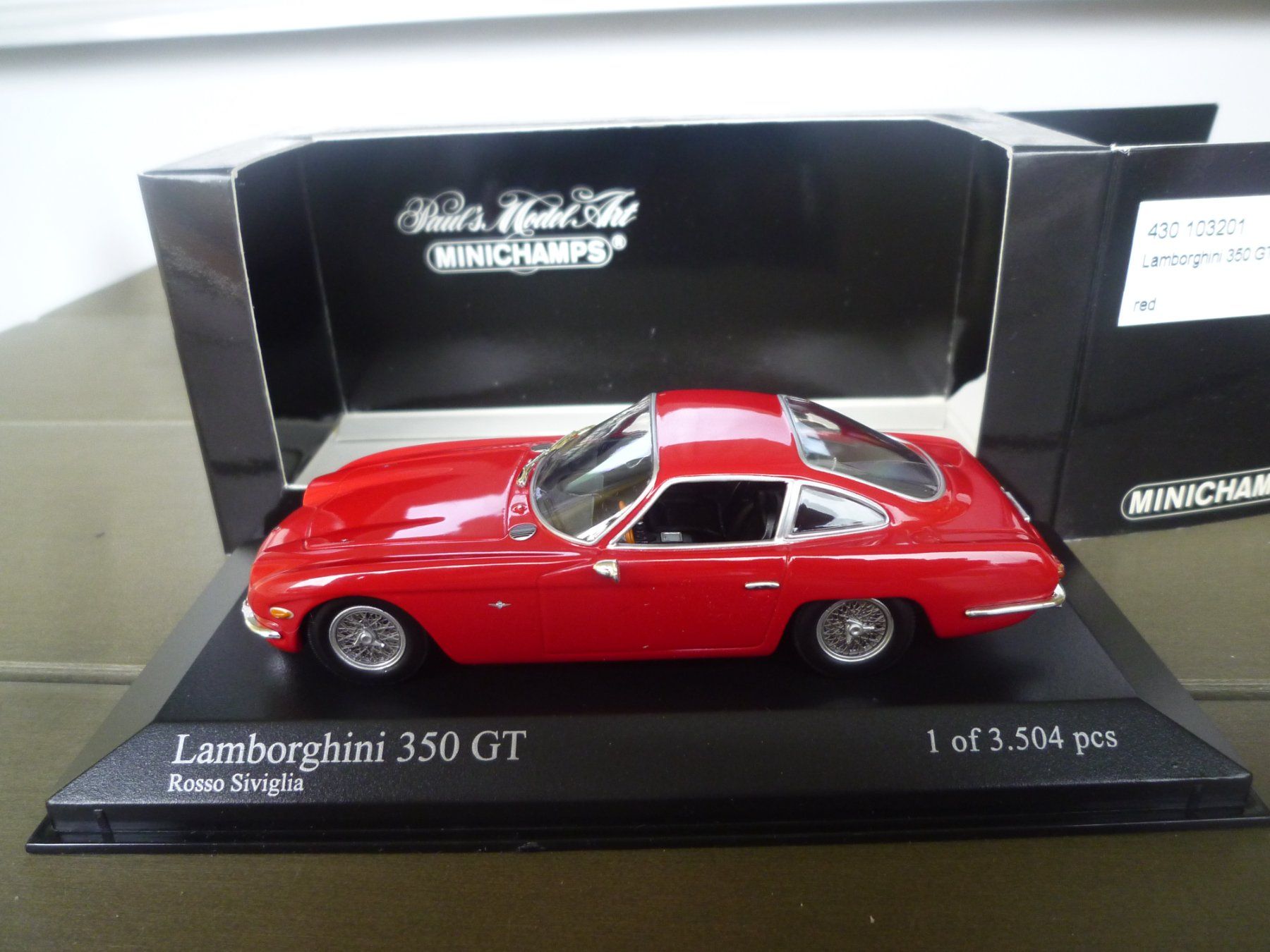 Lamborghini Modellini d'auto: Lamborghini 350 GT – Nuovo e nell'imballaggio originale da Flawil venduto da Imperiosud 4