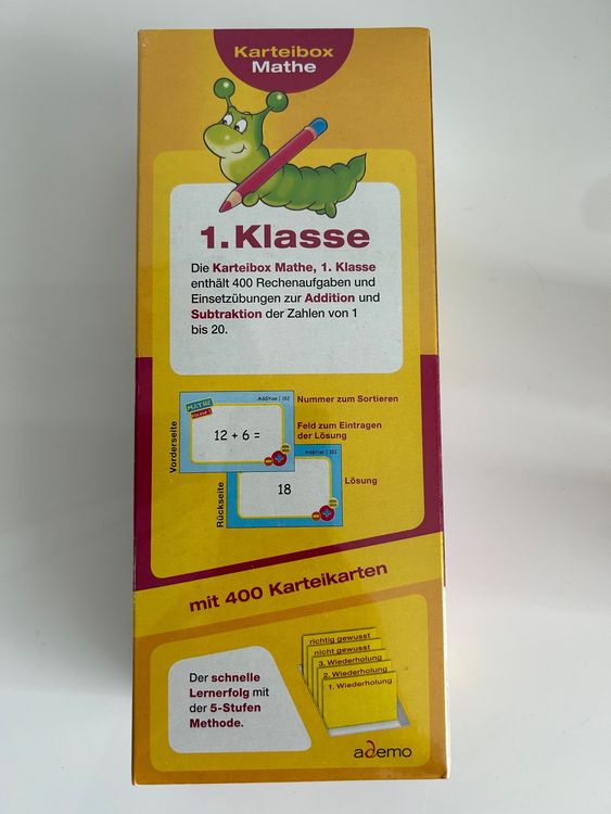 Mathematik 1. Klasse Karteibox Rechenaufgaben (Neu und originalverpackt ...