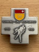 Abzeichen Schwing und Älplerfest Rigi 1990