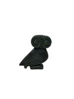 Owl of Athena. Bronze sculpture from Greece