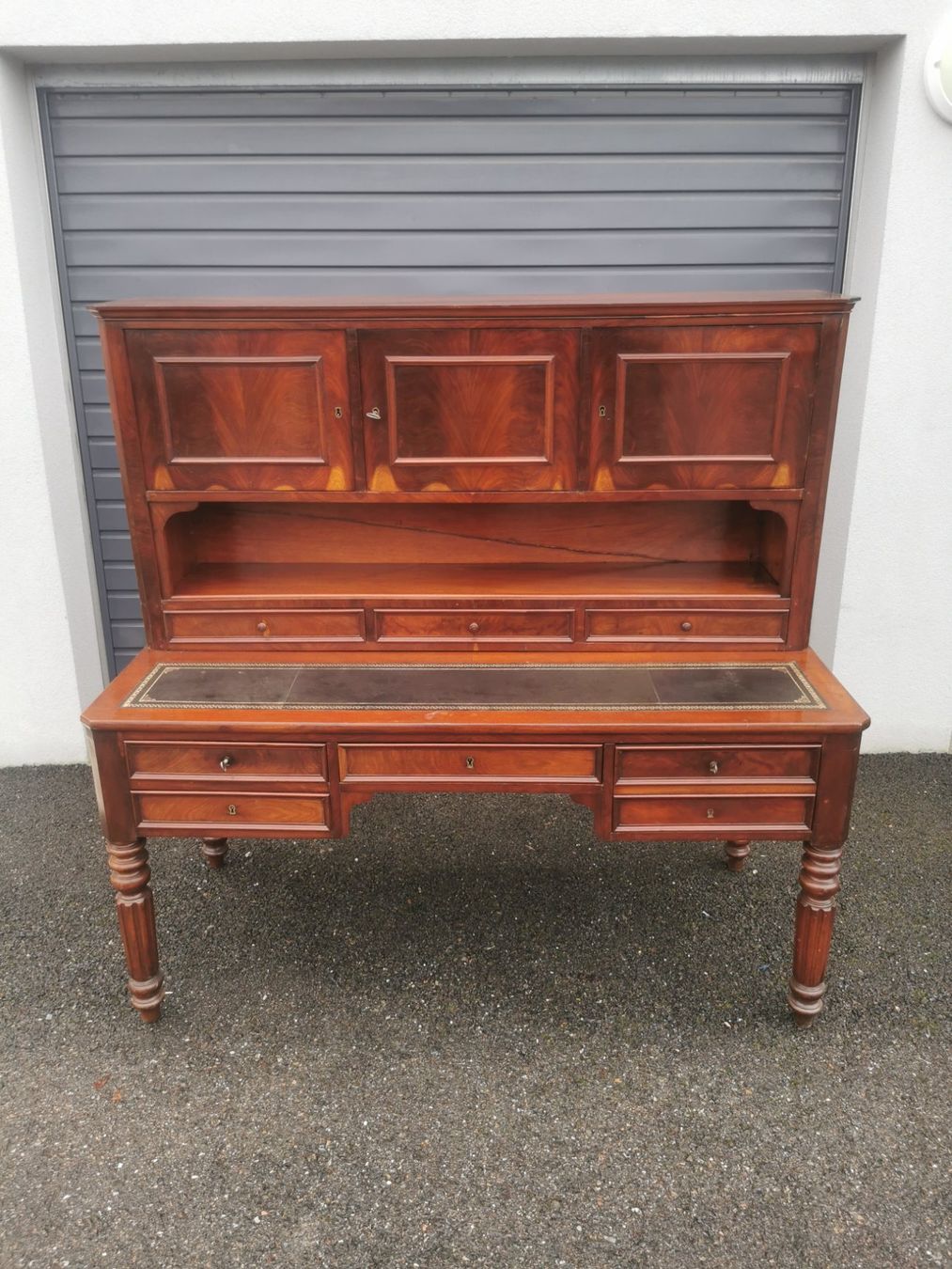 Schreibtische: Bureau à gradin époque Louis Philippe – Gebraucht aus Wittenheim von LeGrenierdeSam
