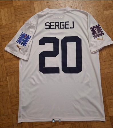 Serbien WM 2022 Trikot #20 Sergej in Grösse L