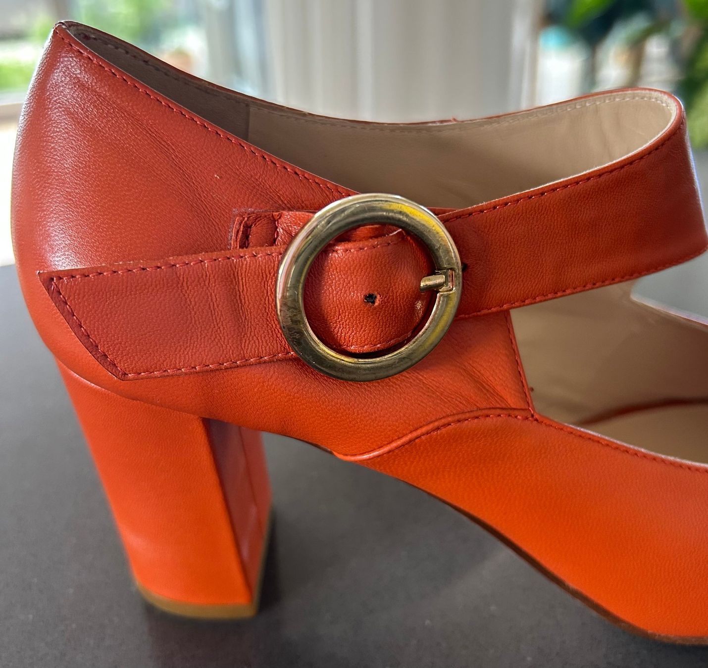 Chaussures femmes: Peeptoes orange – Neuf (Voir description) à Rombach par joergus 5