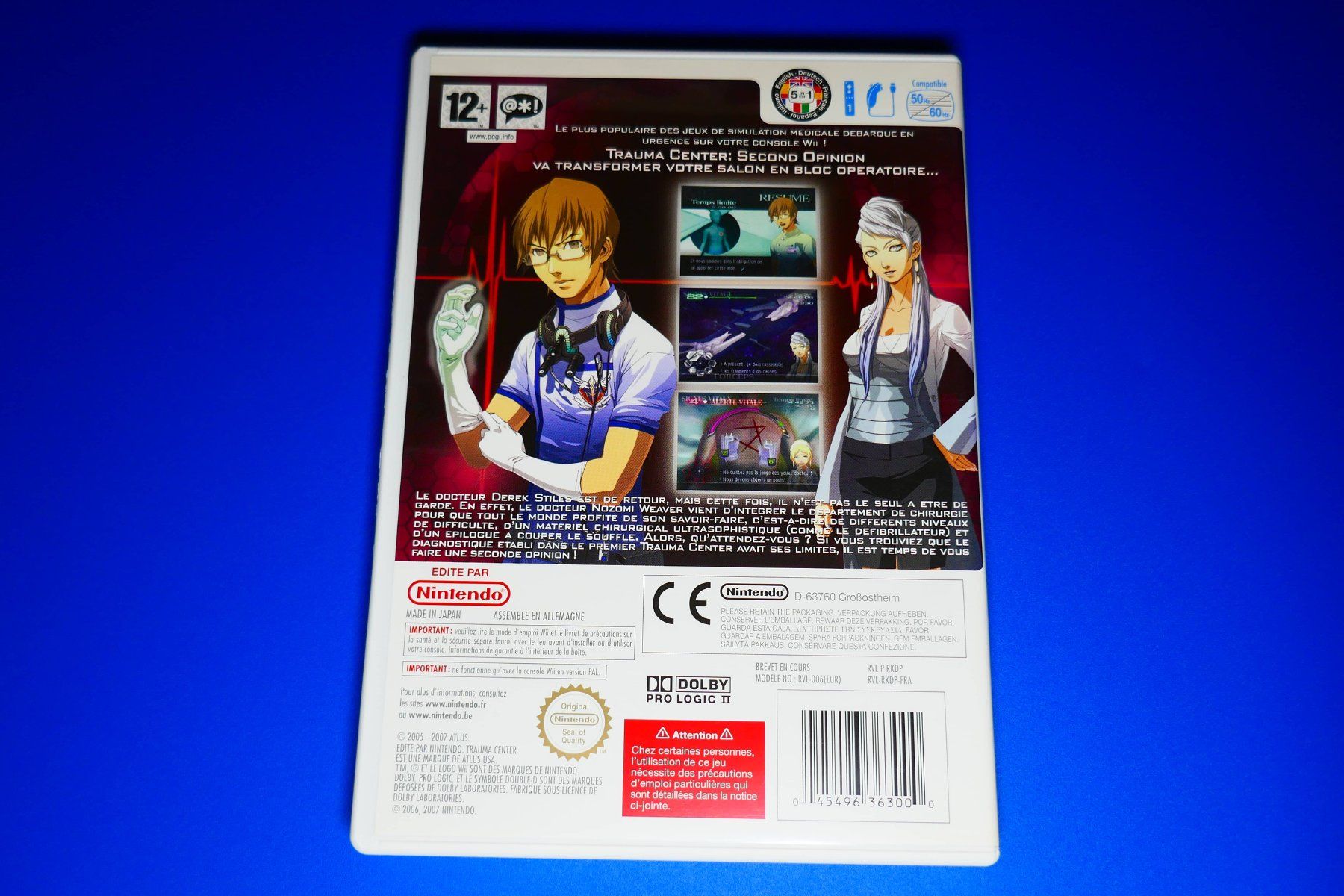 Nintendo Giochi: Trauma Center : Second Opinion & VIP - Nintendo Wii – Usato da Vuarrens venduto da Espace-Retro 4