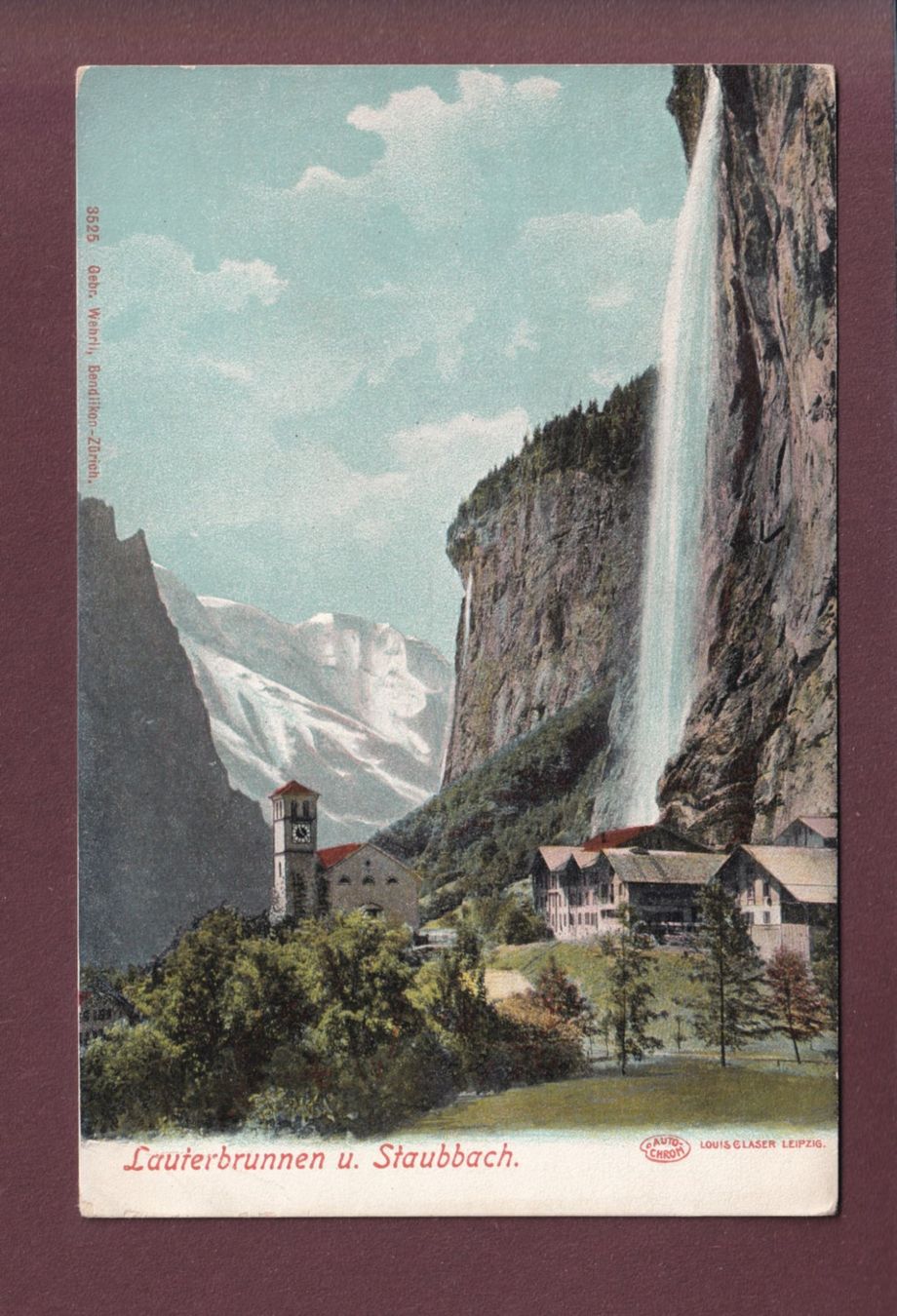 Cartoline postali: LAUTERBRUNNEN - Staubbach // Eckbug // – Usato da Pully venduto da nicecards