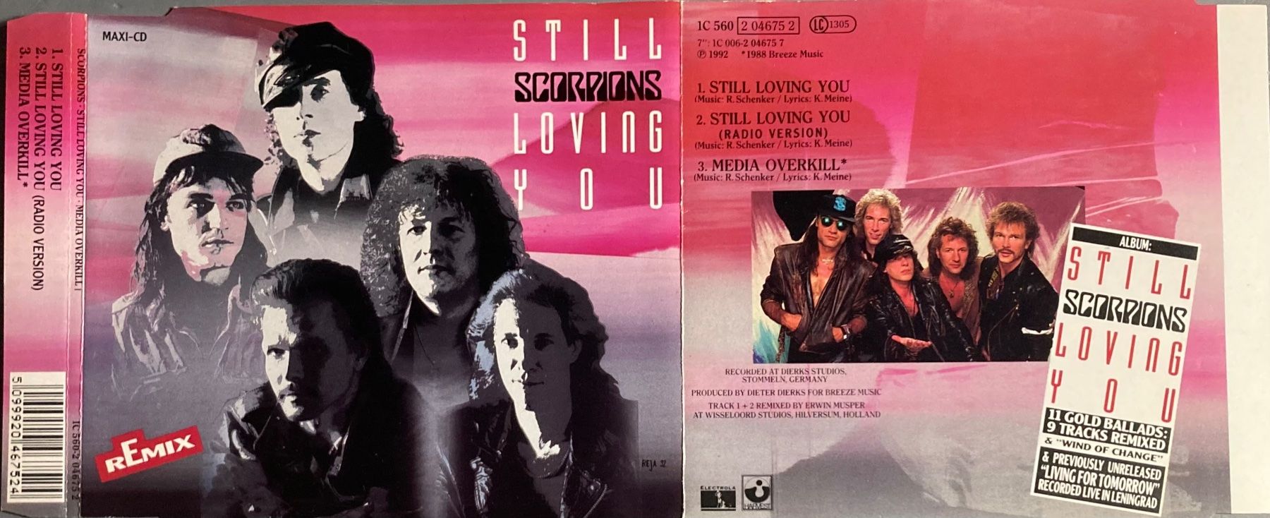 CDs: SCORPIONS - STILL LOVING YOU – D'occasion à Poliez-Pittet par Newtown-Records