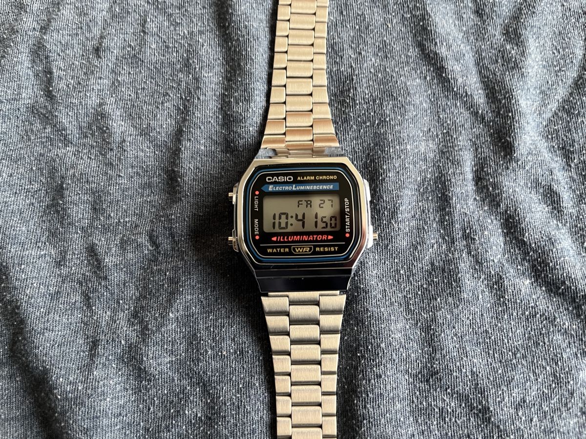 Casio Uhren: Casio A168 sehr gut erhalten – Gebraucht aus Oberrieden von