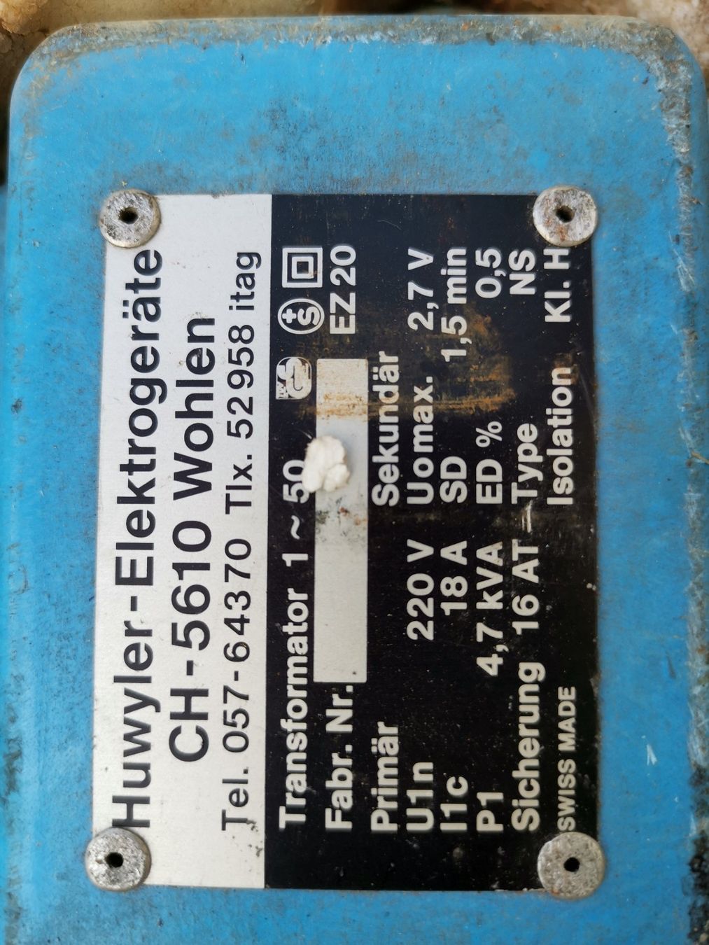 Tutte le macchine: Punktschweissgerät/Ausbeulspotter – Usato da Oberburg venduto da lambada121 1
