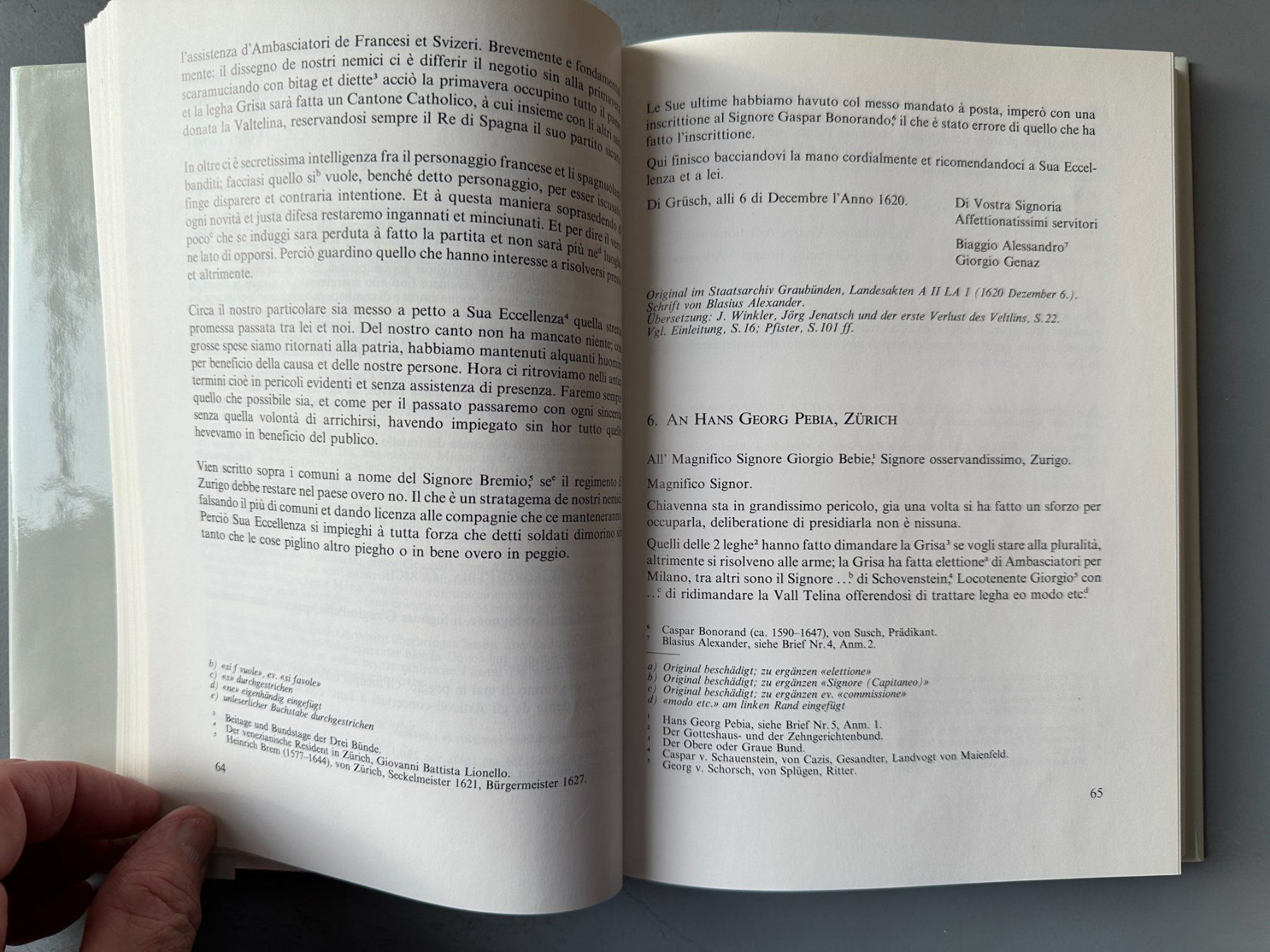 Bücher: Alexander Pfister: Jörg Jenatsch Briefe. – Gebraucht aus Zürich von allp 6