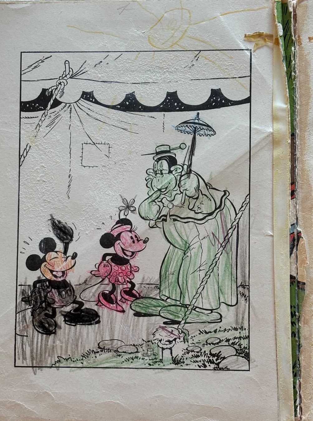 BD: Walt Disney, Micky Maus, Pop-up-Kinderbuch, 1936, EA, Comics – D'occasion à Frauenfeld par Merk52 8