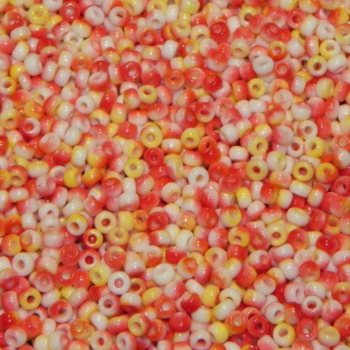 Perlen (unechte): Saatperlen Miyuki White Opaque Funky Apple 3mm – Neu und originalverpackt aus Klingnau von SilberwindArt