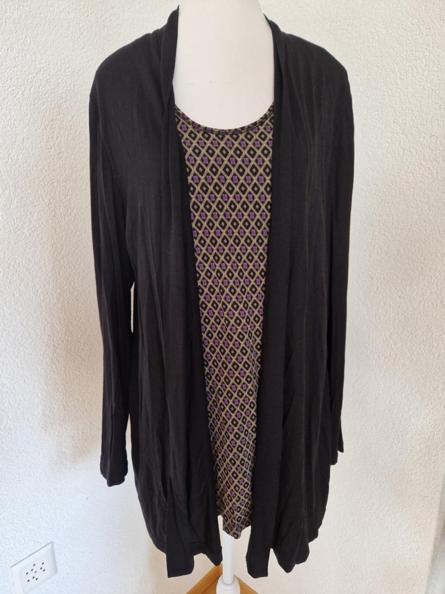 Gerry Weber Giacche: Schwarze Longjacke von Samoon by Gerry Weber – Nuovo (secondo la descrizione) da Hittnau venduto da Katzenherz