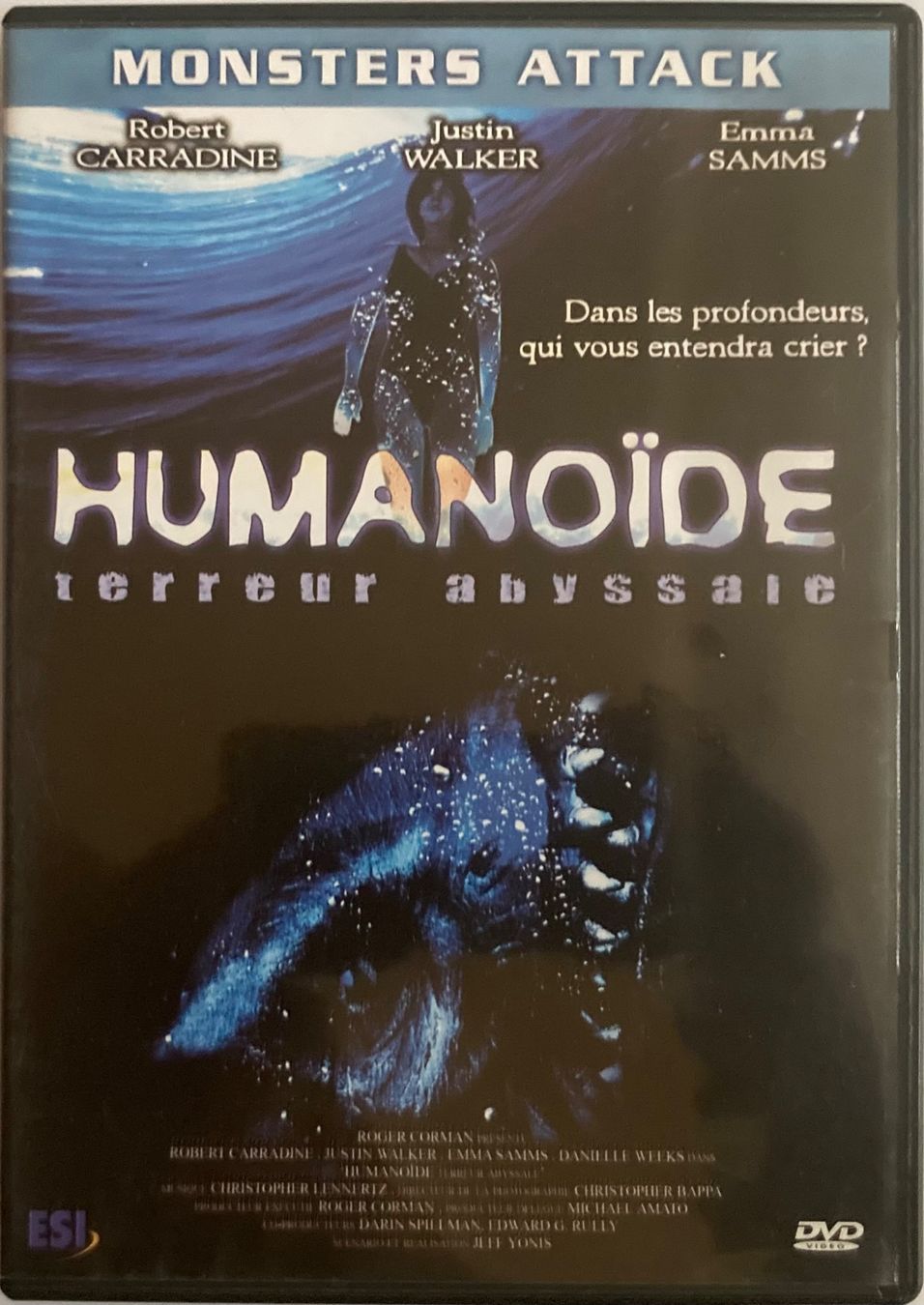 Tutti i DVDs: HUMANOÏDE (TERREUR ABYSSALE) – Usato da Poliez-Pittet venduto da Newtown-Records