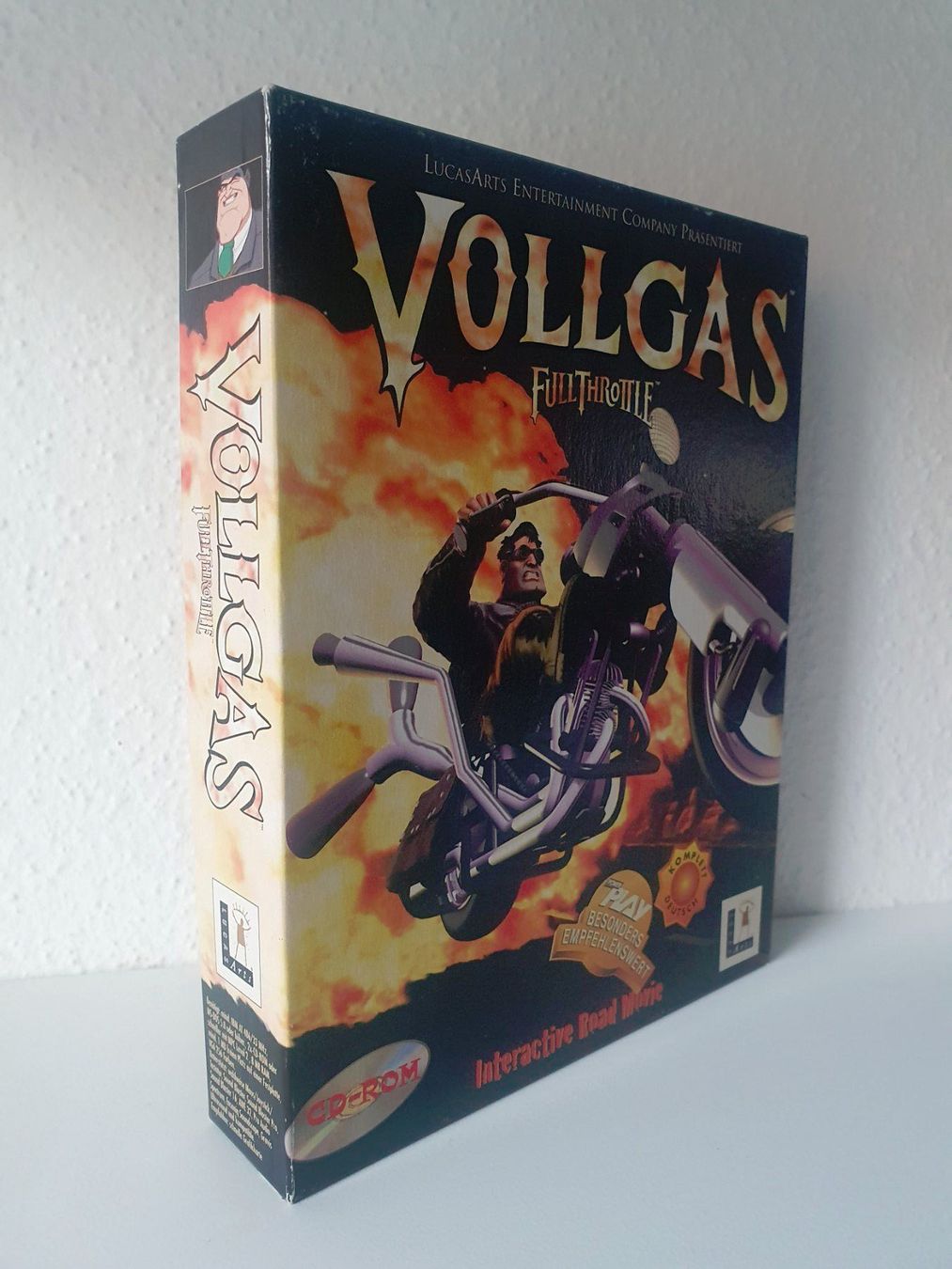 Giochi: PC Game LucasArts Vollgas (Full Throttle) 1995 Big Box – Usato da Greifensee venduto da perfectioN88