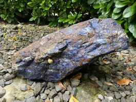 Stein blau 41kg Biotop / Zierbrunnen / Garten