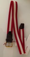 BALLY Gürtel Perry Transportstoff/Leder rot 85