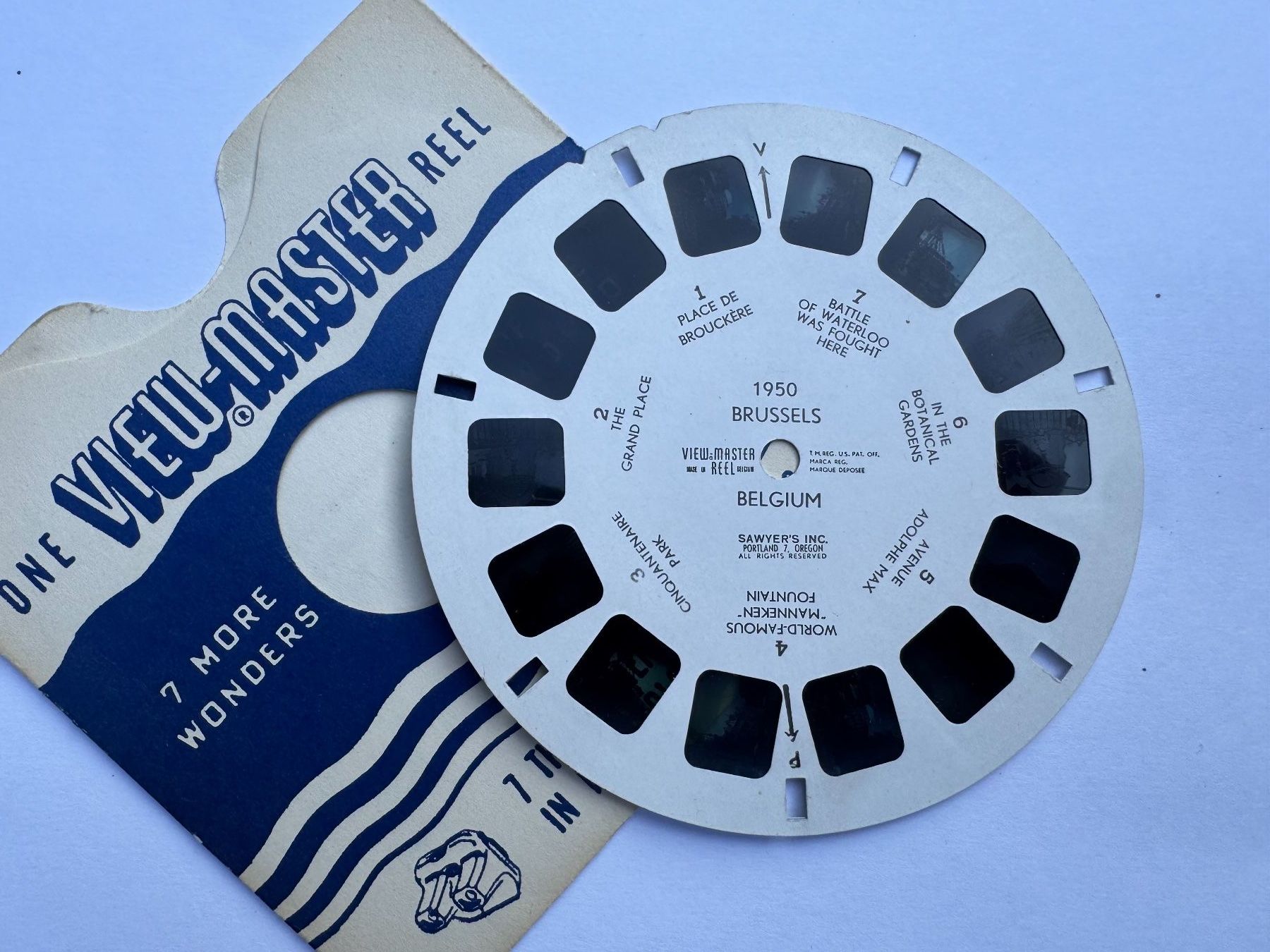 View-master Spielzeuge: View-Master 3D: Nr. 1950 BRUSSELS Belgium – Gebraucht aus Tegerfelden von siebenmacky 2