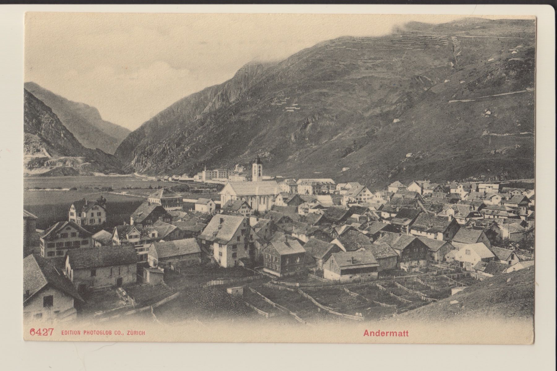 Cartoline postali: AK Andermatt Dorfansicht – Usato da Kirchberg BE venduto da Mgh