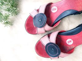 PUMPS FLY LONDON 40 LEDER SANDALEN SCHUHE SANDALETTEN TOP