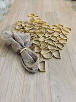 61 Serviettenringe Gold Boho Hochzeit Event
