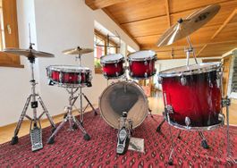 Batterie rouge 22" MAPEX MARS BIRCH 6 fûts avec hardware