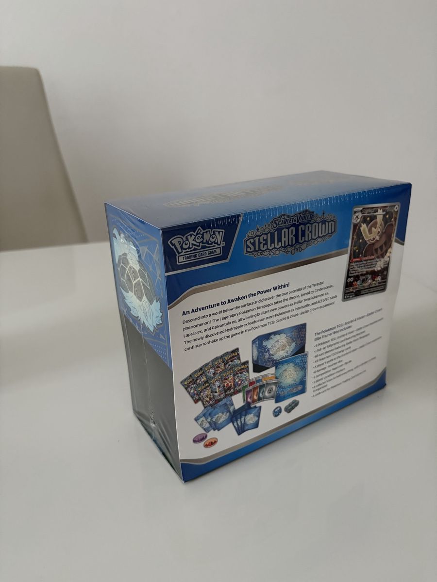 Pokémon Sammelbilder & Trading cards: Pokémon Scarlet & Violet Stellar Crown Elite Trainer Box🇬🇧 – Gebraucht aus Galgenen von Miachelle 1