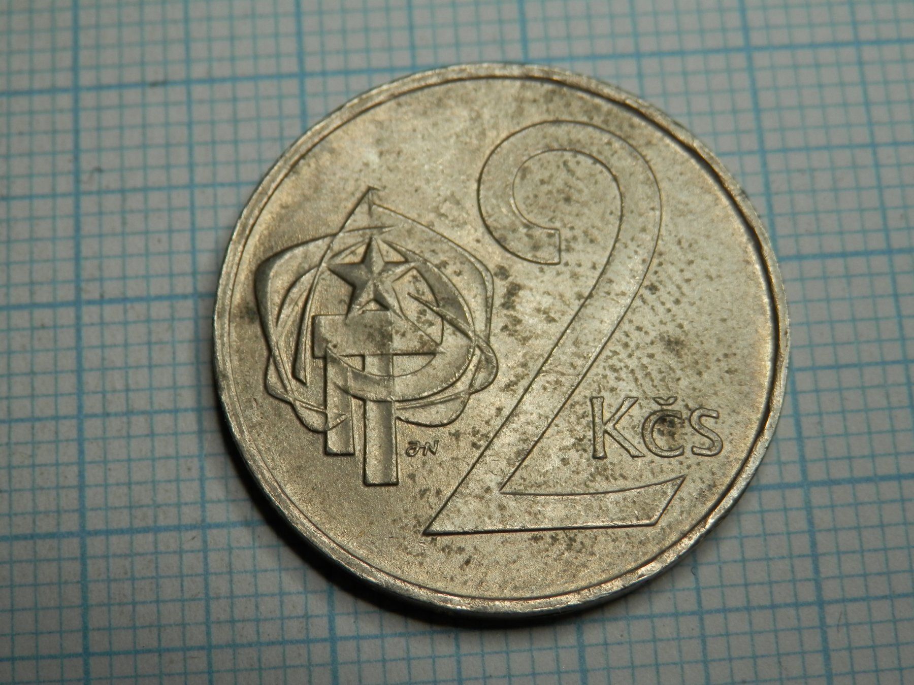 Tutti le monete: Tschechoslowakei 2 Kronen, 1983 – Usato da Weiach venduto da weiach81 1