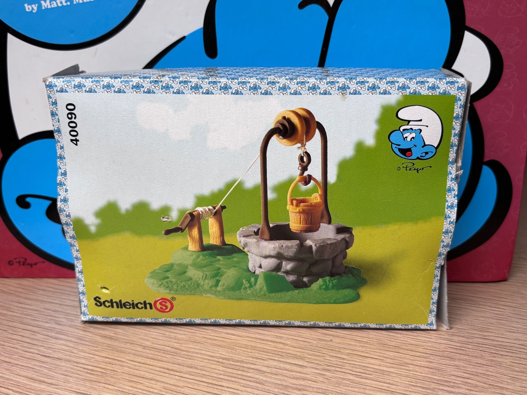 Schleich Statuette: Schlümpfe Brunnen, in Originalverpackung – Usato da Lyss venduto da Duckszone
