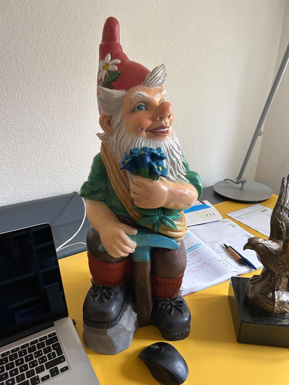 Statuette: Gartenzwerg Bergsteiger, 50 Jährig – Usato da Rheineck venduto da emma.gut 1