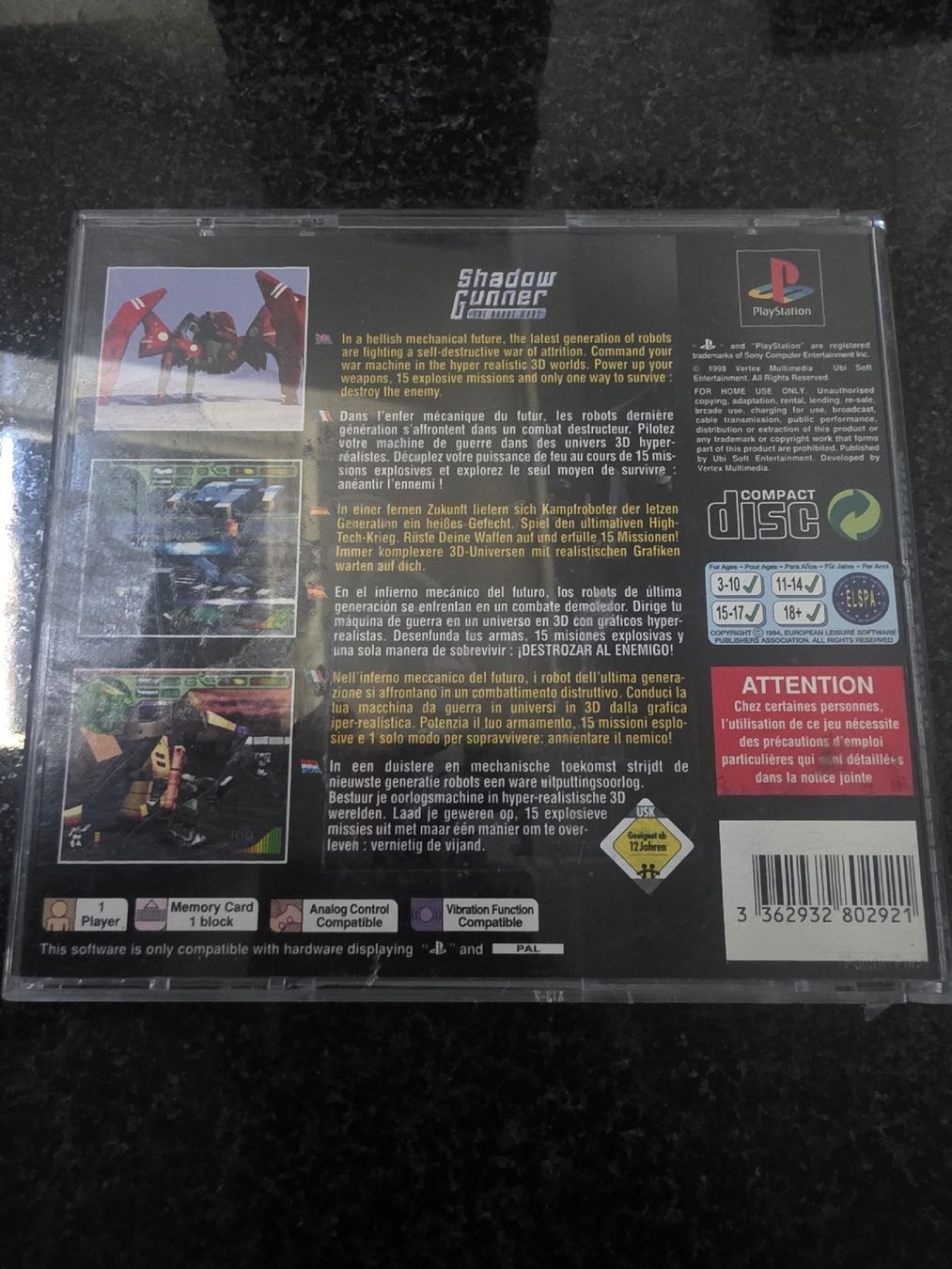 Spiele: Shadow Gunner PS1 – Gebraucht aus Chavornay von Crash37 1