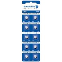 10 Stück LR621, AG1, EverActive, Ablaufdatum 10.2029