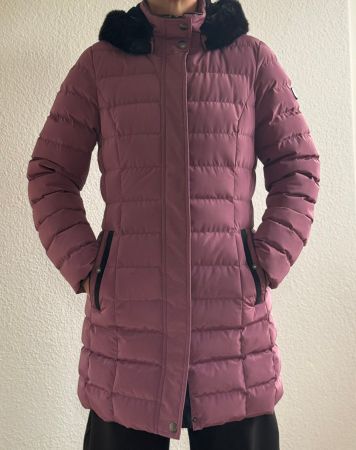 WELLENSTEYN Santorin Long – Damen Winterjacke in Pinksmoke