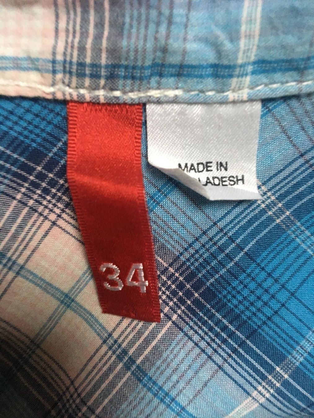 H&M Camicette: Neuwertige blaukarierte Bluse Grösse 34 – Usato da Winkel venduto da Flyhy2020 2