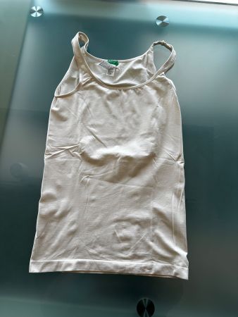Débardeur Benetton beige taille M bon état