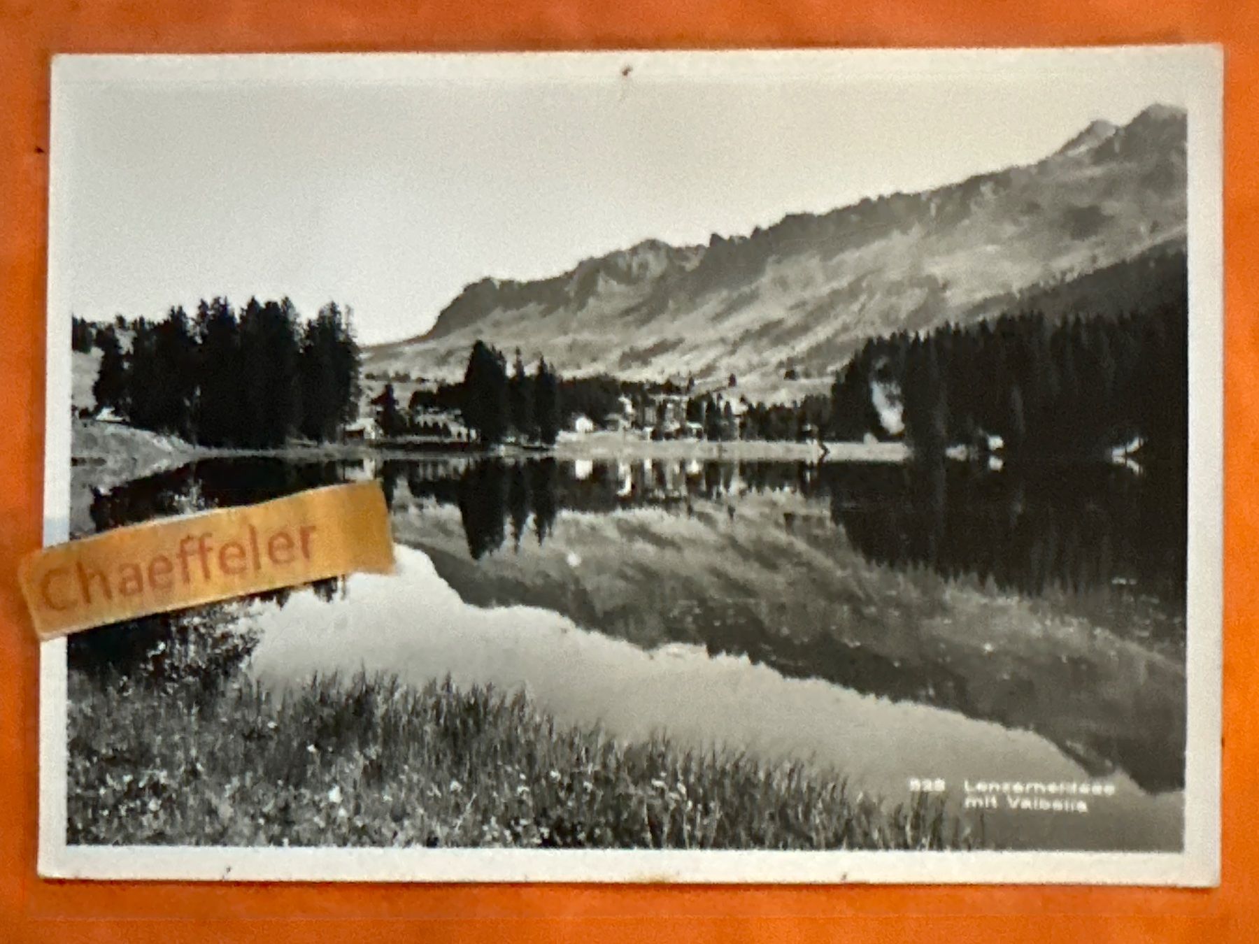 Ansichtskarten: Alte Ansichtskarte: Lenzerheide mit Valbella, Graubünden – Gebraucht aus Zürich von Chaeffeler