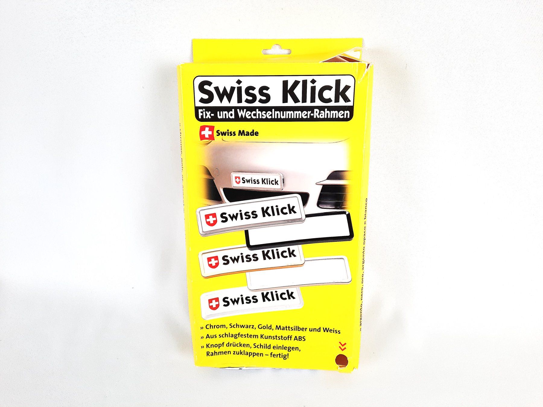 Swiss Klick Accessori per altri veicoli: SWISSKLICK Nummerrahmen – Nuovo (secondo la descrizione) da Beinwil am See venduto da Restwert_Beinwil 3