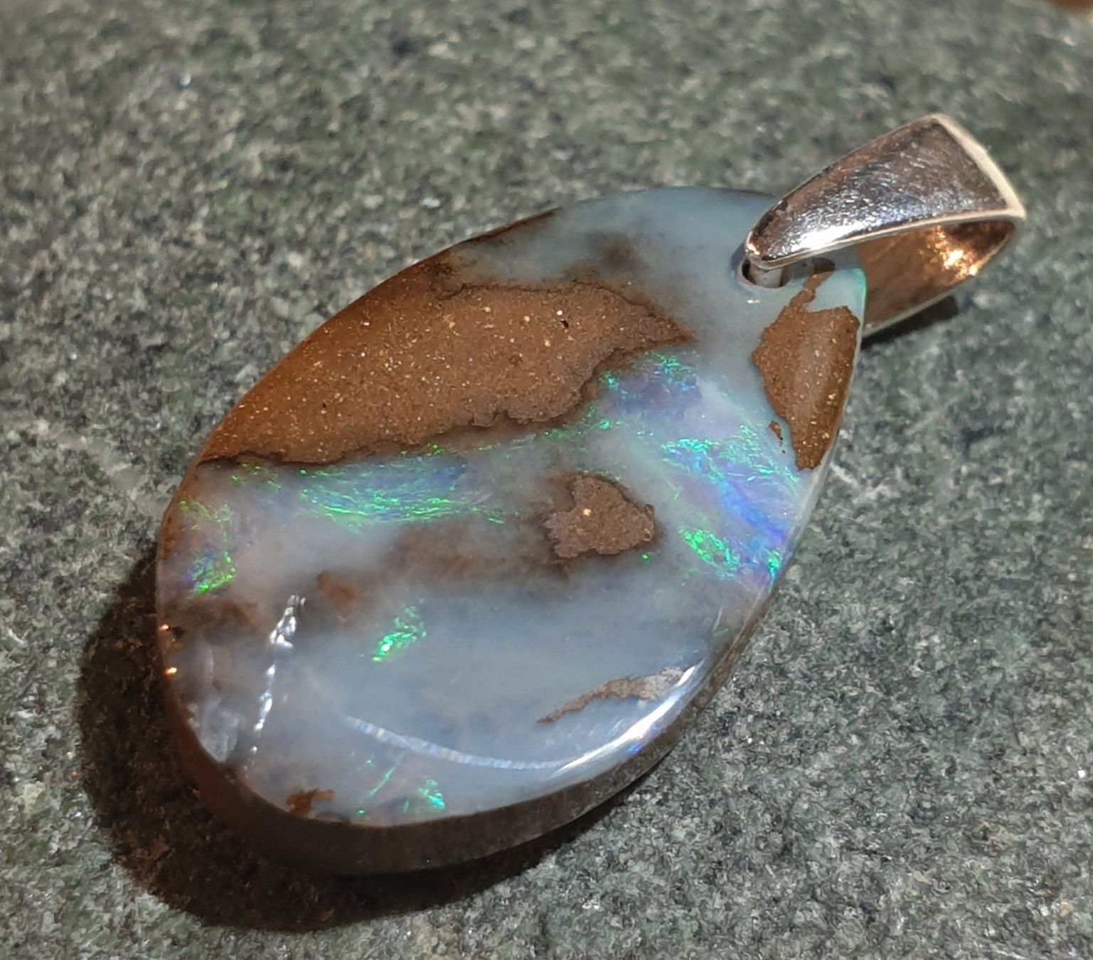 Ciondoli: Anhänger Boulder Opal. – Nuovo (secondo la descrizione) da Niederbüren venduto da Raphael014 3