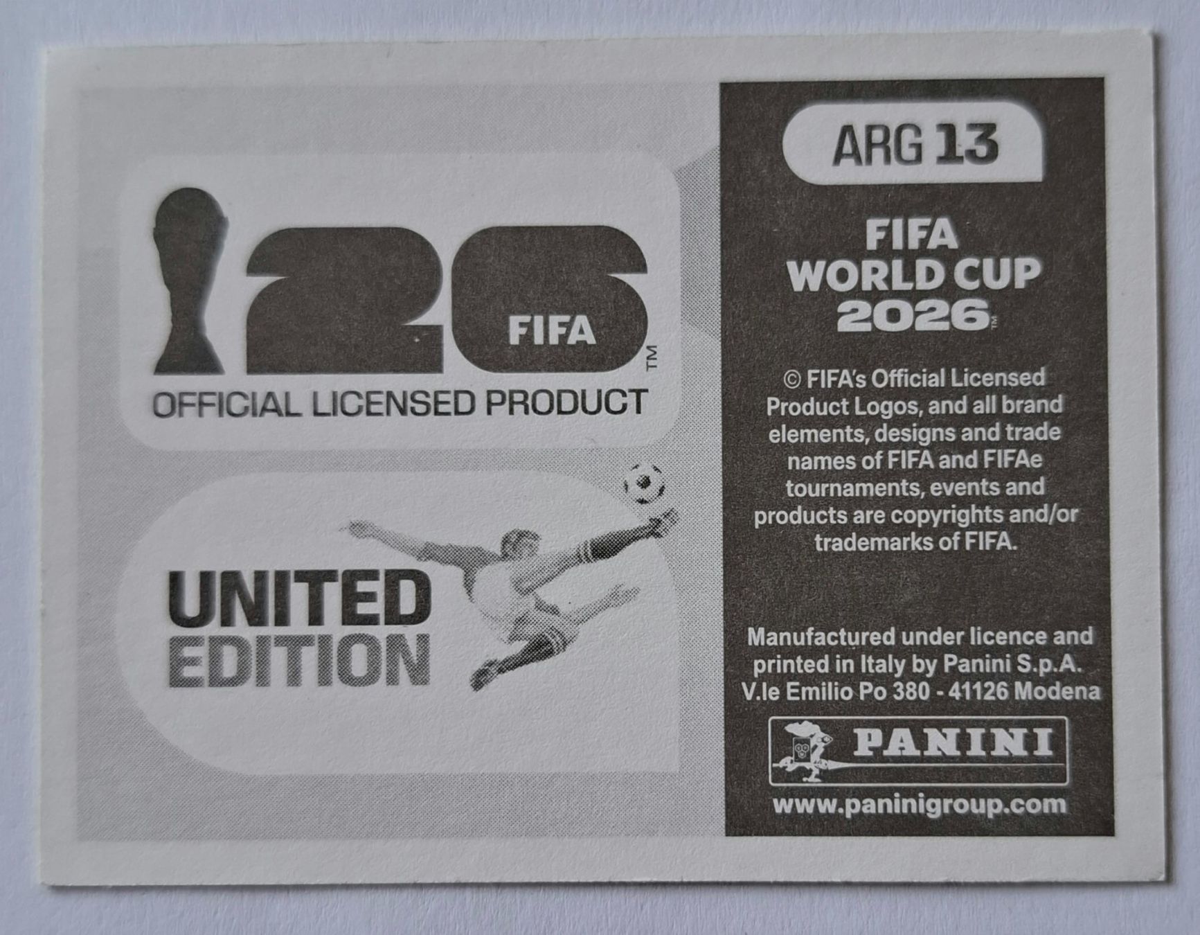 Panini Carte collezionabili: WM 2026 Paninibild Nr. ARG13.. – Nuovo (secondo la descrizione) da Rotkreuz venduto da keerthdi 1